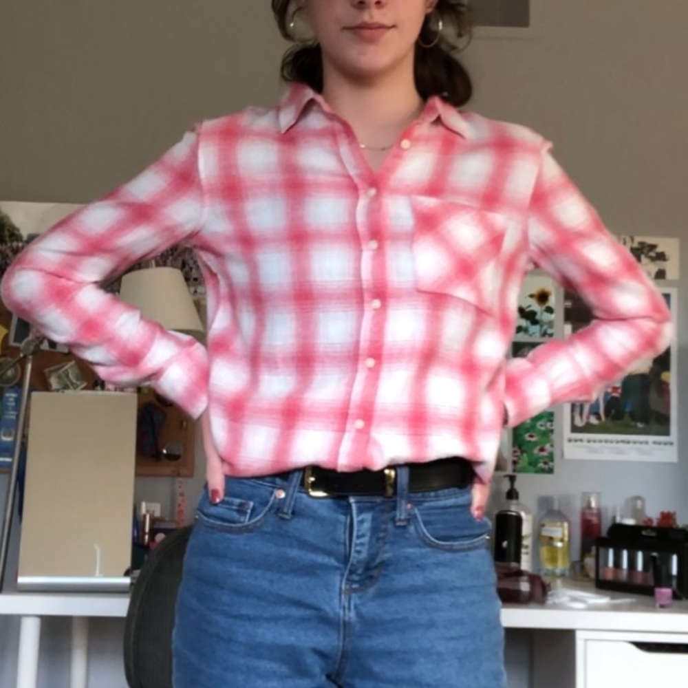 Aeropostale Pink Flannel